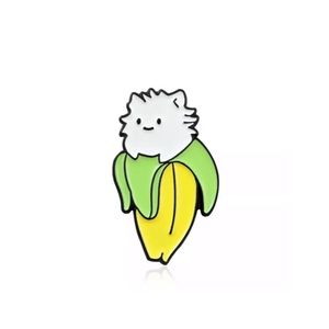 Banana Cat Enamel Pin